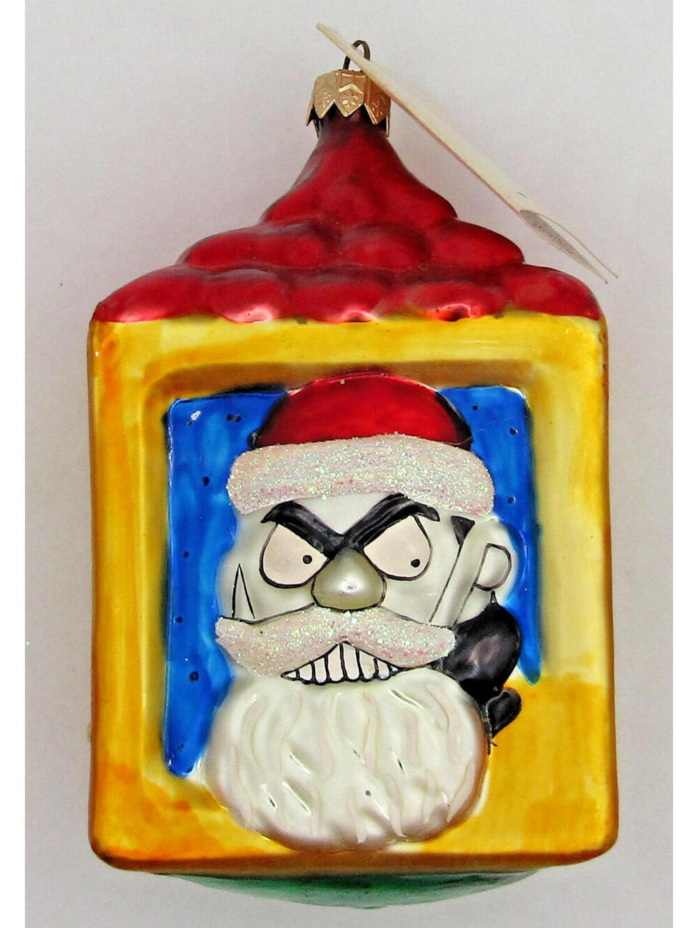 Christopher Radko 1998 Boris and Natasha Block Ornament 98-RAB-01 with Box